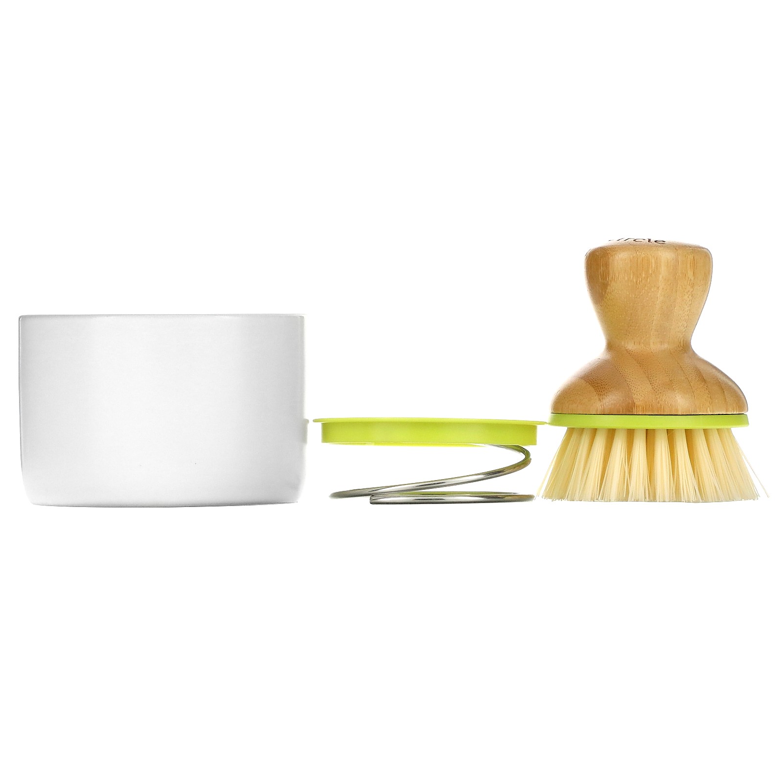 Bubble Up, Soap Dispenser & Dish Brush Set, White, 1 Set
