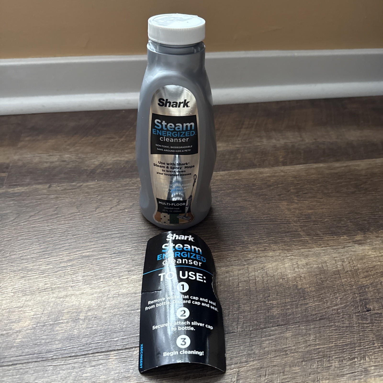 Shark Steam Spray Mop Energized Cleanser Multi Floor Waterfall Fresh 20 FL OZ