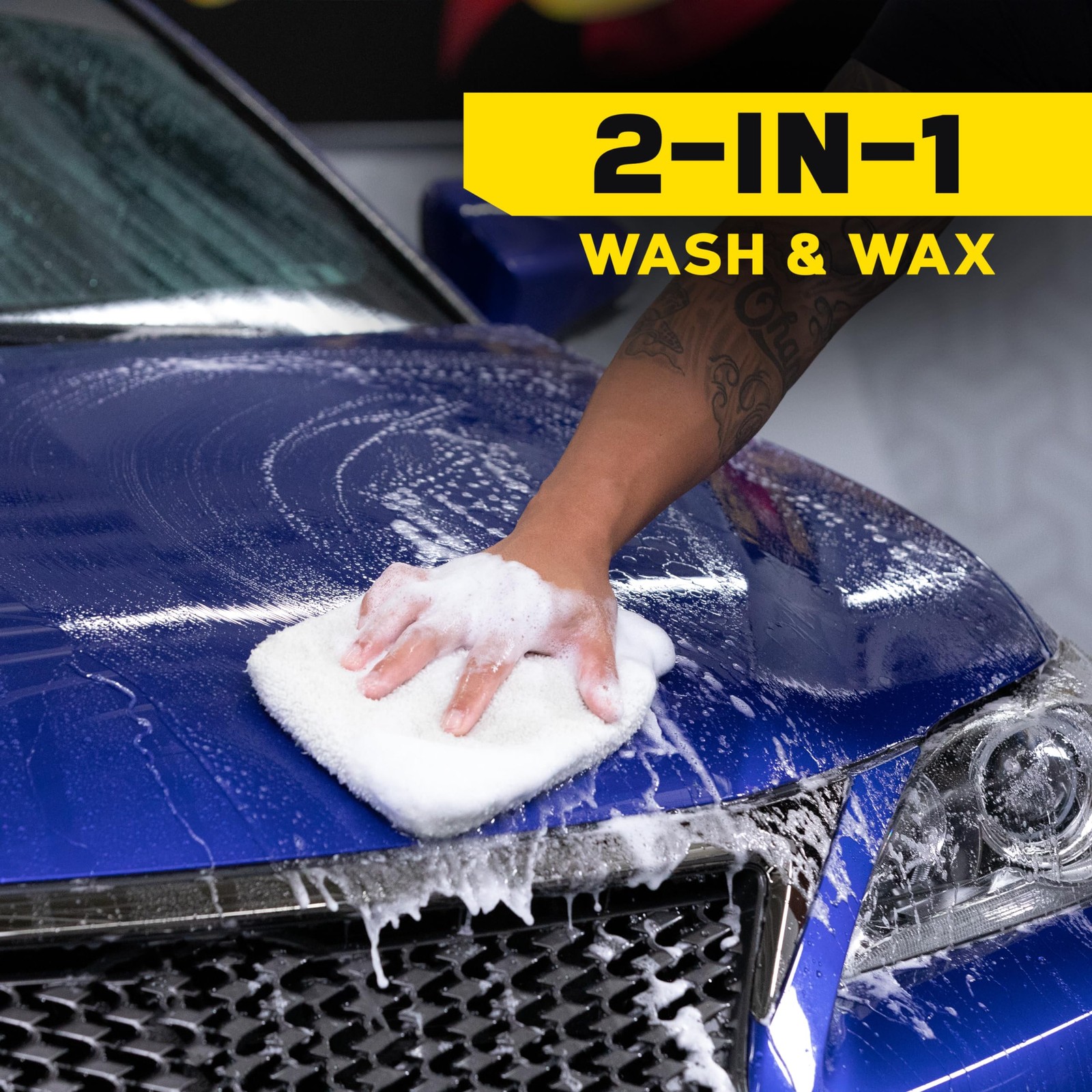 Meguiar’s Hybrid Ceramic Wash & Wax – Sophisticated Car Wash Gently Cleans 48oz