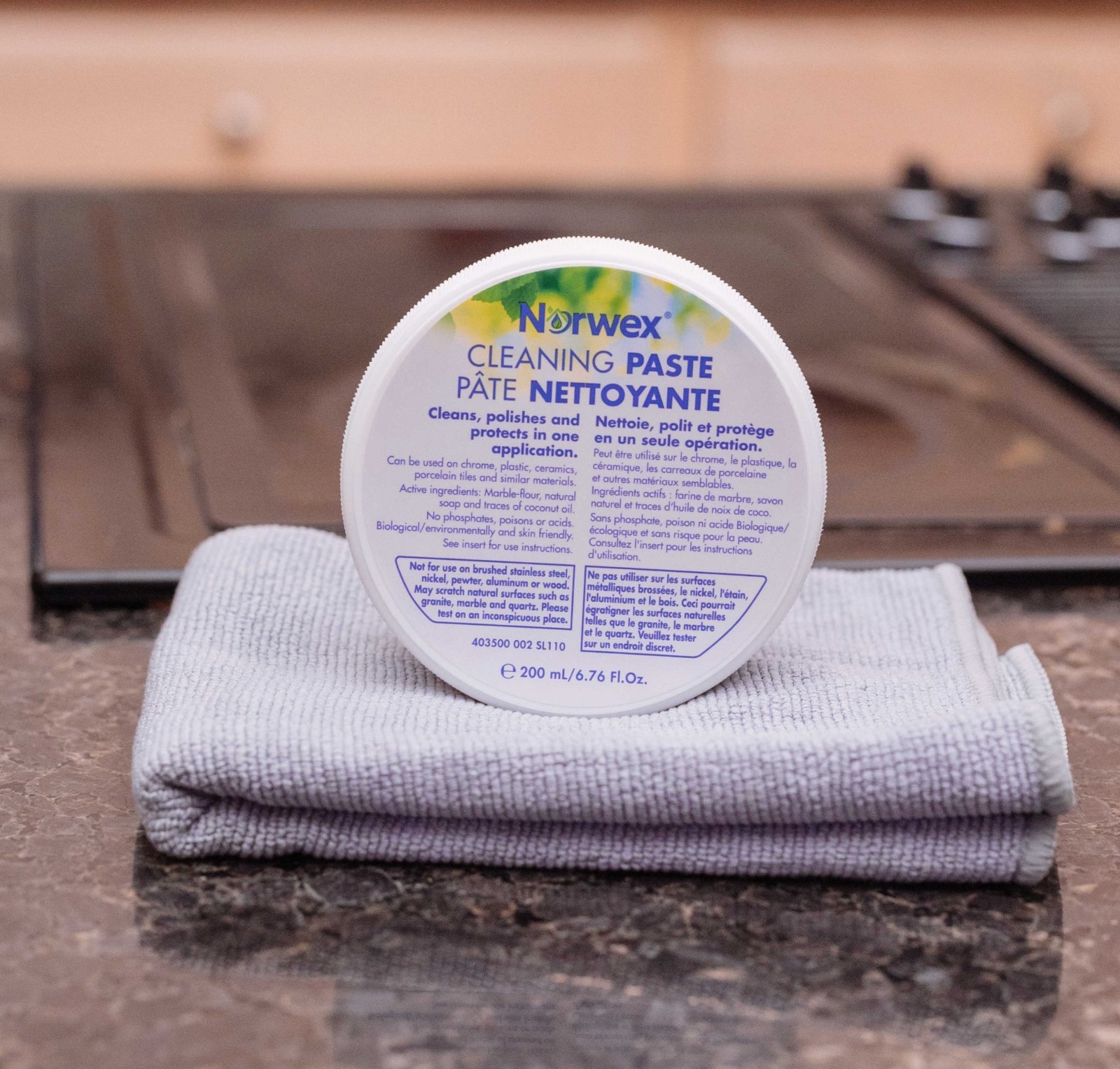 Norwex Cleaning Paste 74ml 2.50 Fl.Oz Cleans, Polishes and Protects