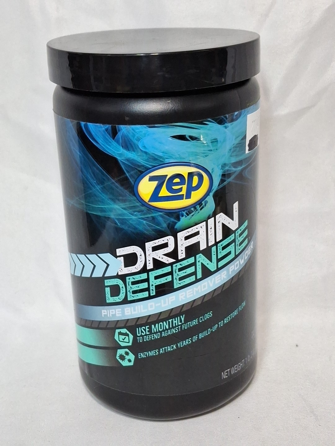 Zep DRAIN Defense Care Powder Build-Up Clog Remover Slow Disposals 18oz ZDC16