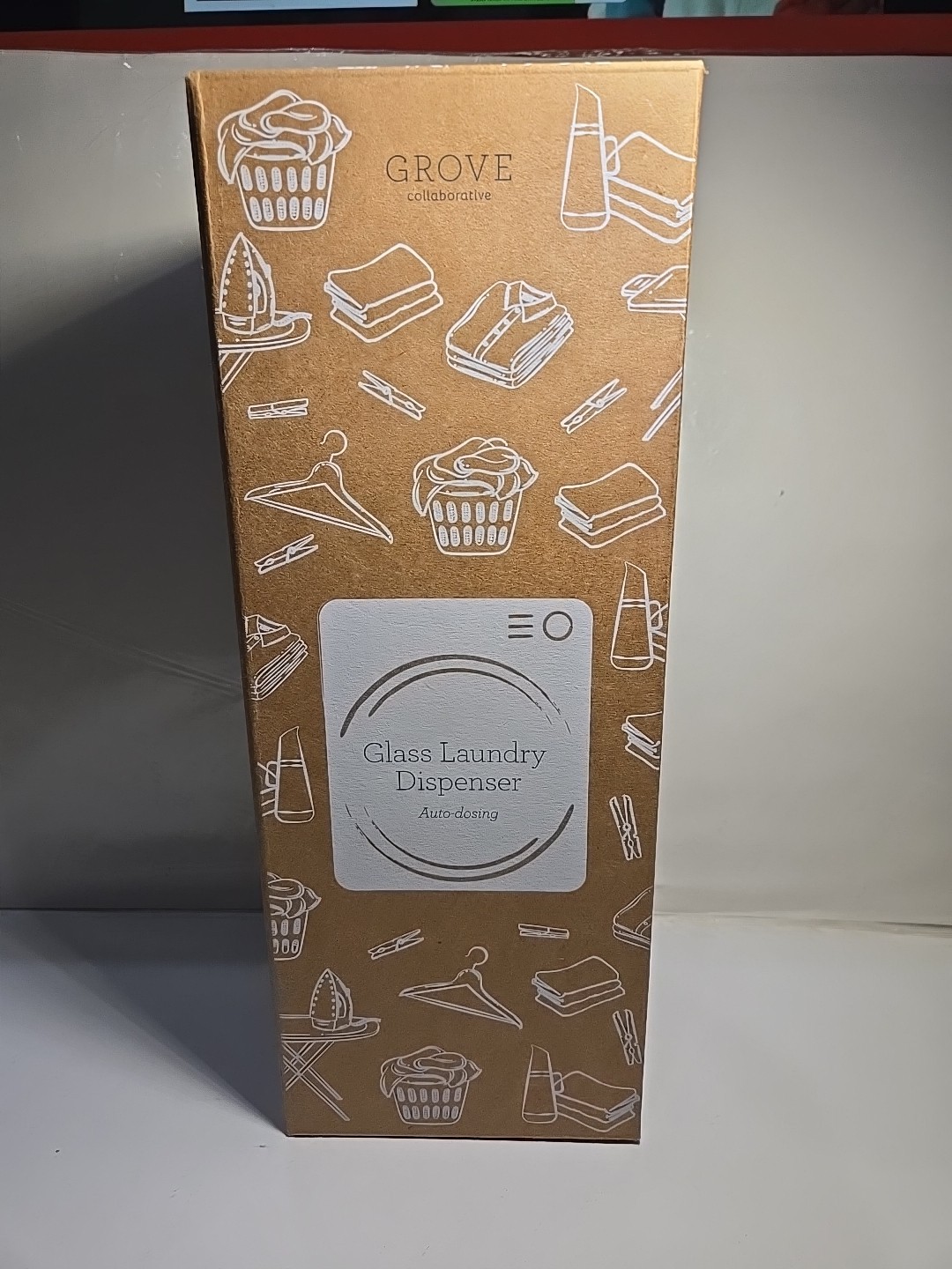 Grove Collaborative Laundry Detergent Dispenser Clear Grove Laundry Bottle Glass