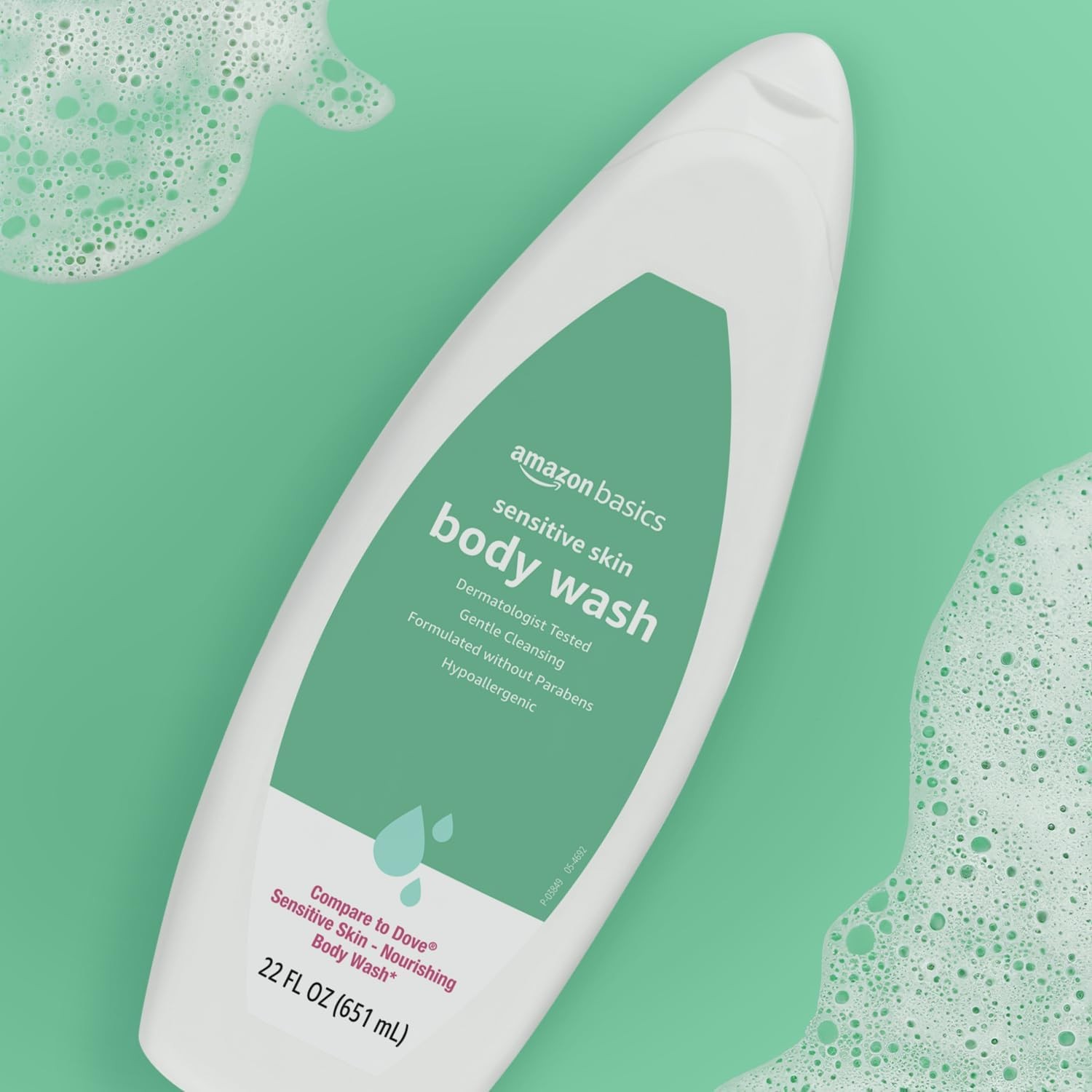 Hypoallergenic Body Wash for Sensitive Skin, Creamy Lather, Paraben Free, 22 fl