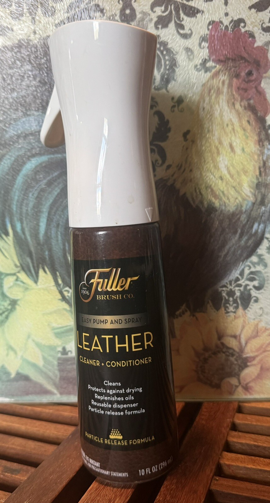 Fuller Brush 10 oz Leather Care & Conditioning Easy Pump Spray plus 10 oz refill