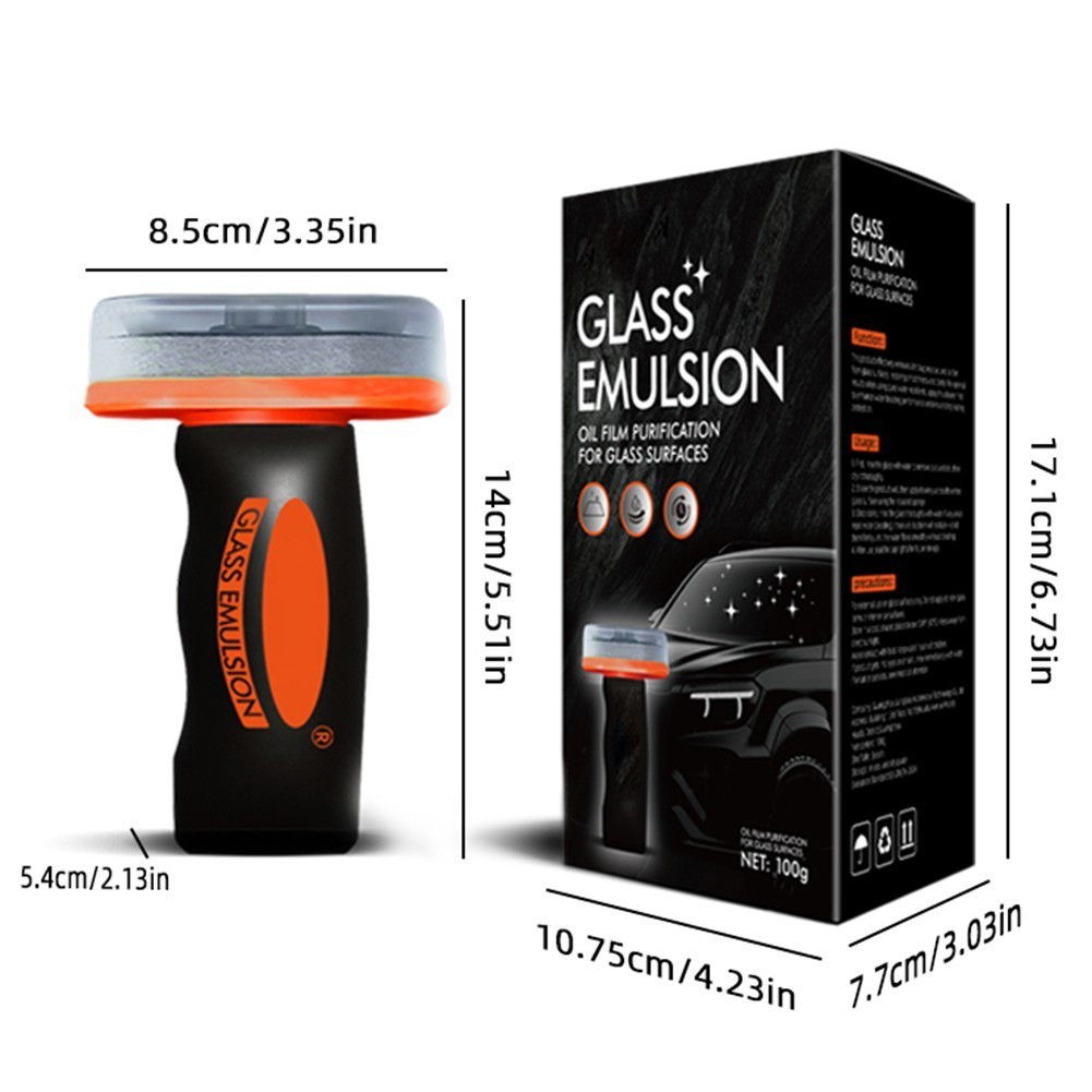1PCS Automotive Oilfilm,Qifor Car Oil Film Cleaner,Glass Guard, Glass Cleaner