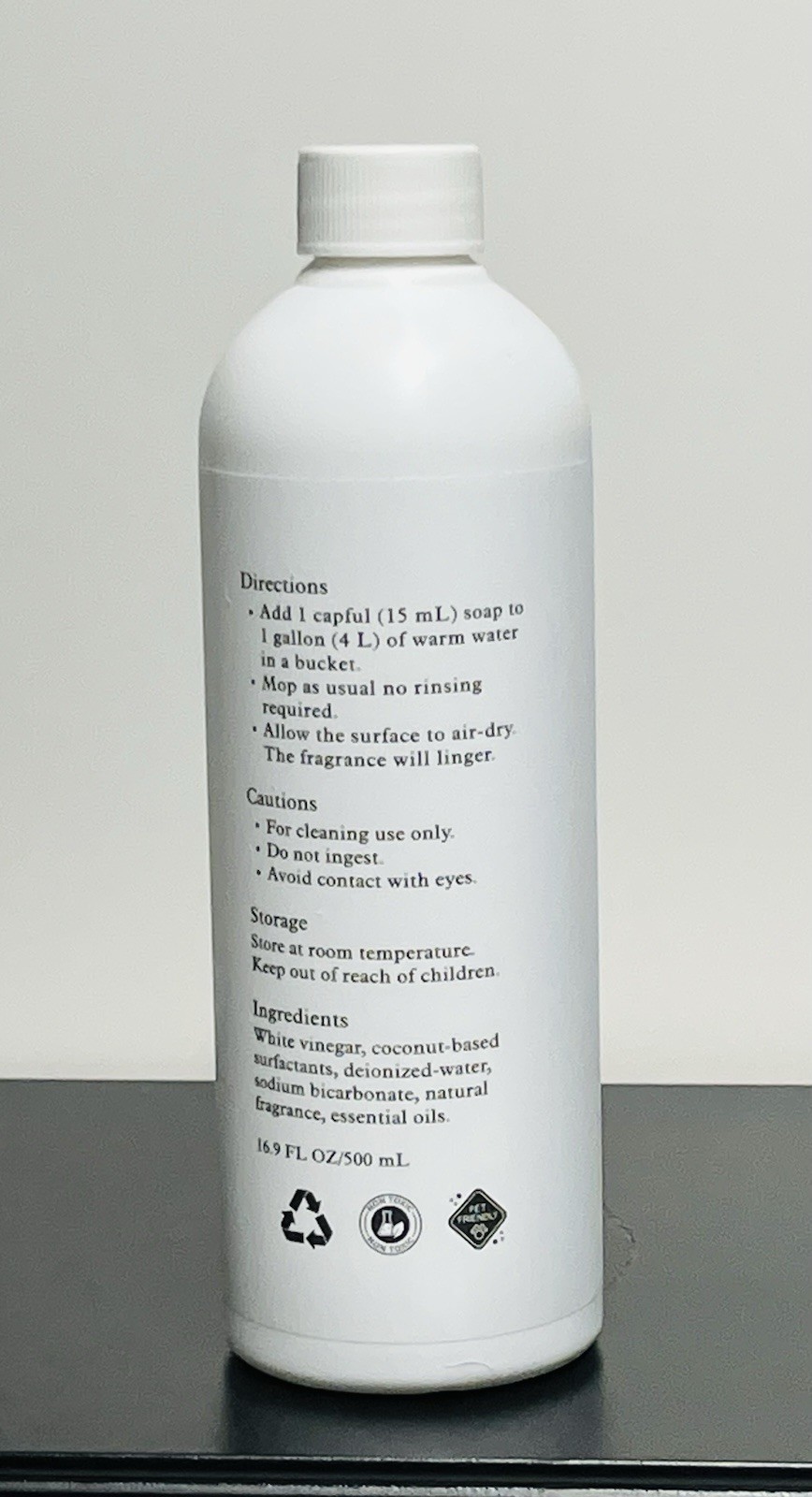 Blyss Mop Soap Baja 16.9 FL OZ. Concentrate Non-Toxic, Deep Cleaning