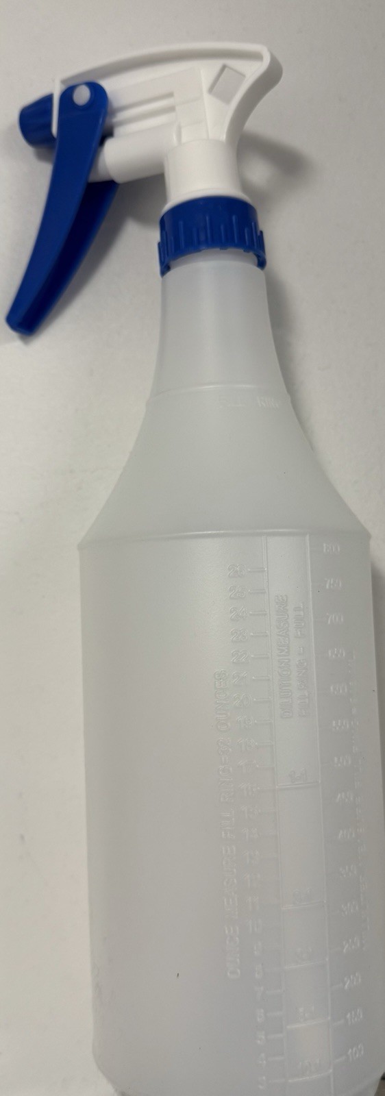 Heavy Duty 32 oz Spray Bottles (4 Pack) Adjustable Nozzle Chemical Resistant