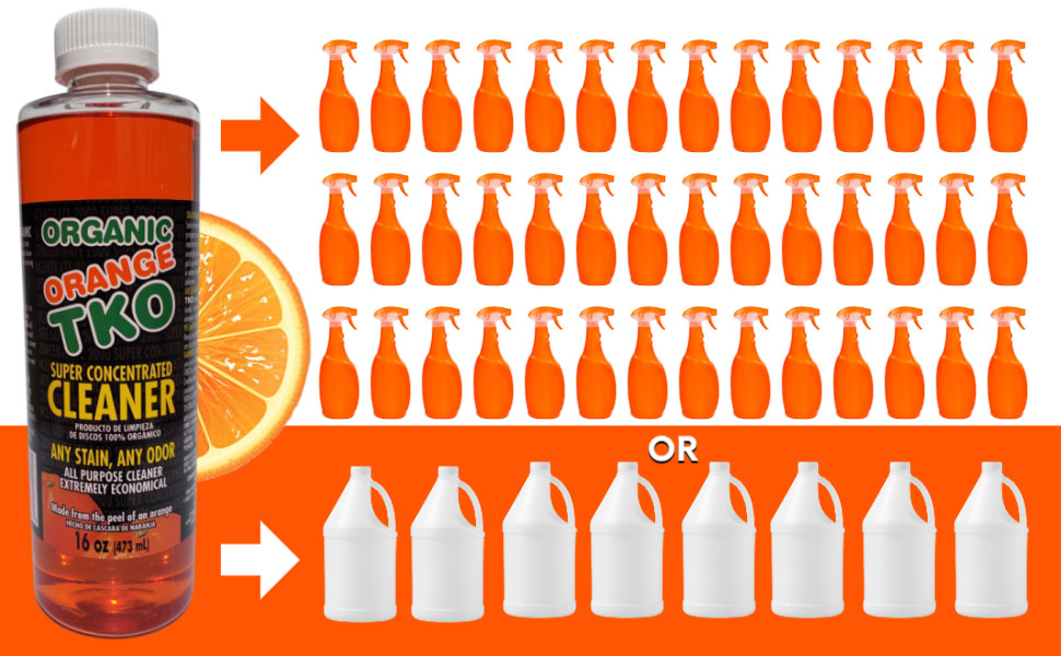Organic Orange TKO Super Concentrated All Purpose Cleaner 16oz