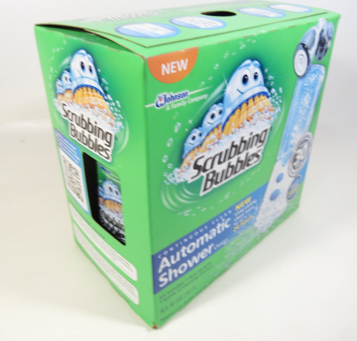 NEW Scrubbing Bubbles Automatic Shower Cleaner Bathroom 2 Button Booster Set Kit