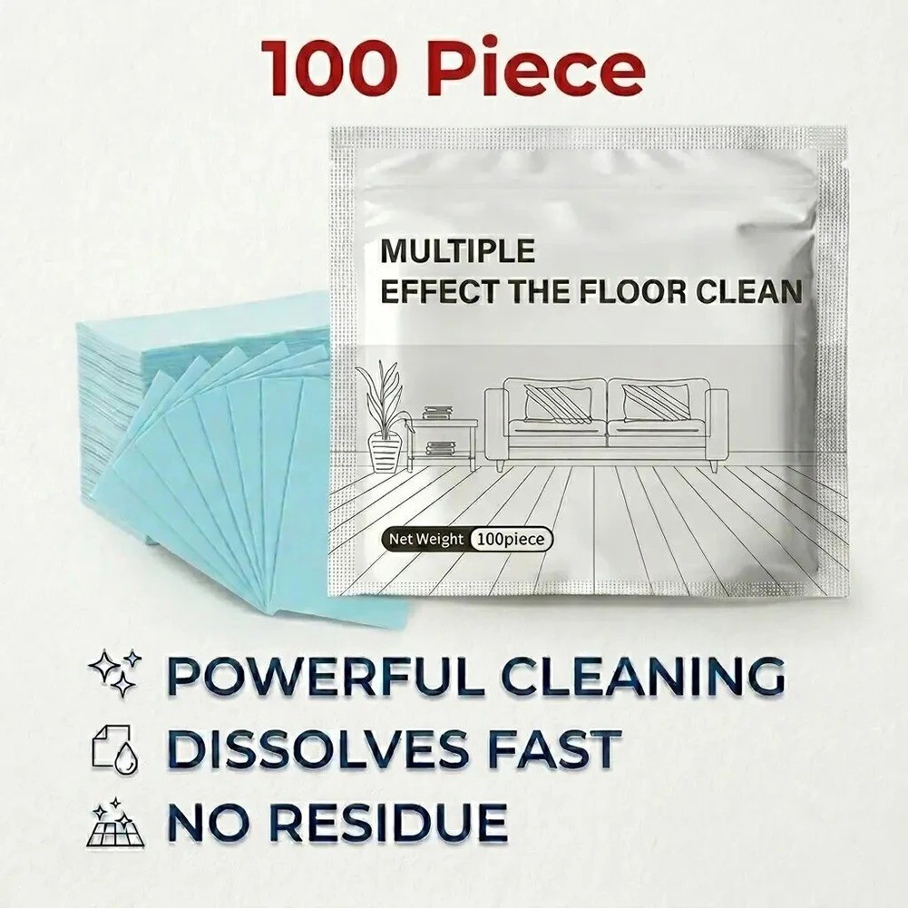Multiple Effect The Floor Clean, 100 Piece Floor Cleaning Tablets Multi-Surface