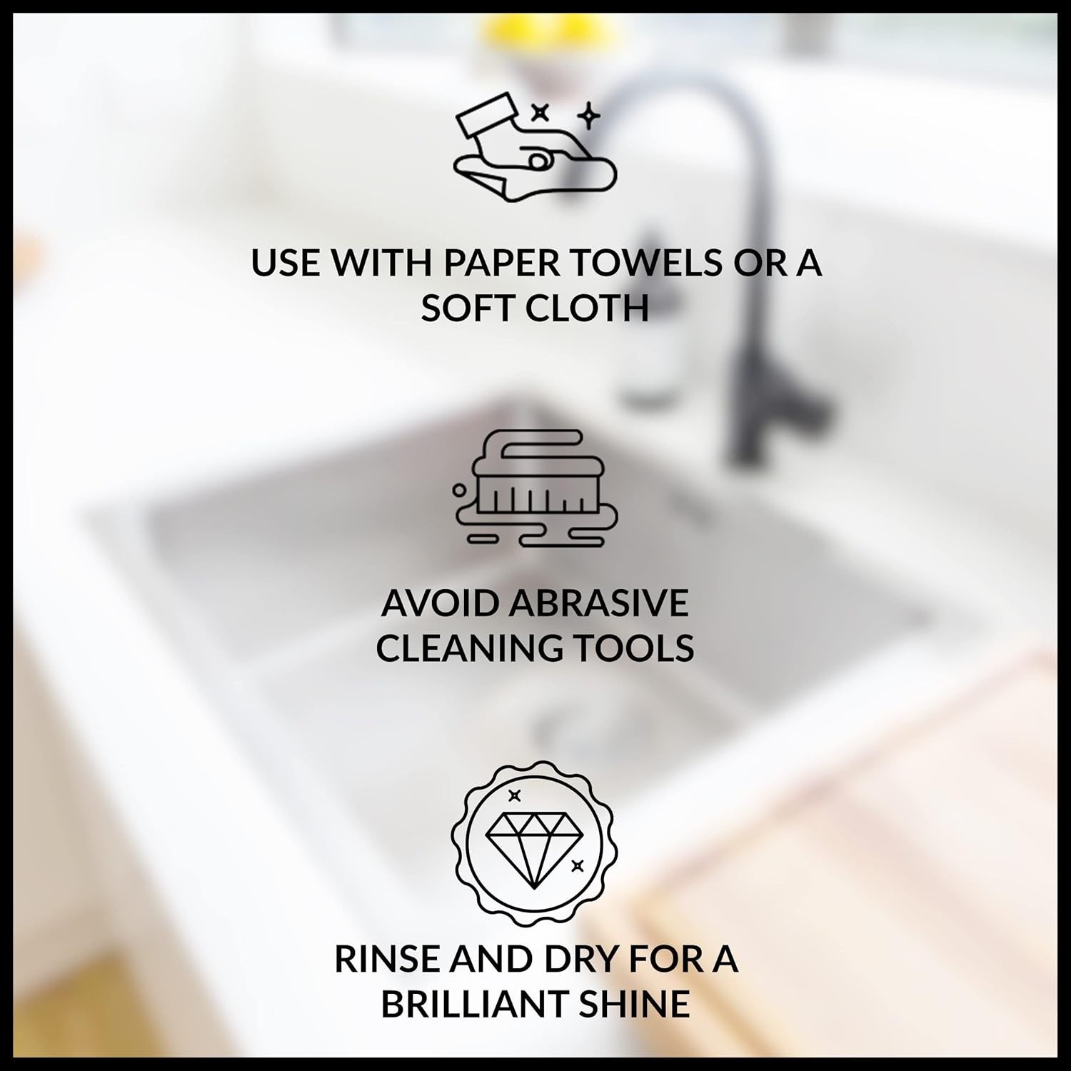 Perfect Sink Cleaner and Polish, Restorative, Water-Repellent, Removes Stains…