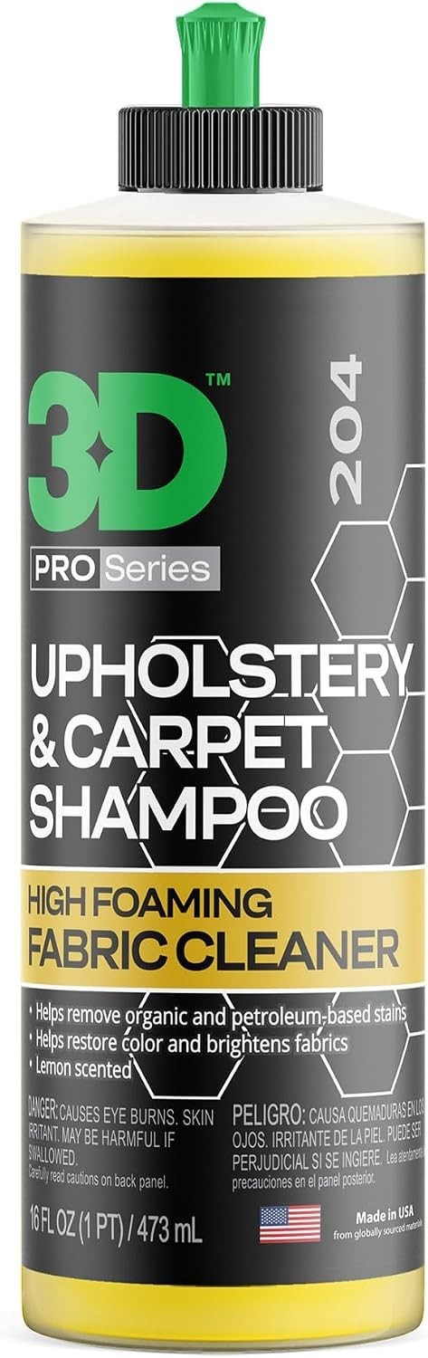 16oz High Foam Upholstery Shampoo – Odor Eliminator with Fresh Lemon Scent
