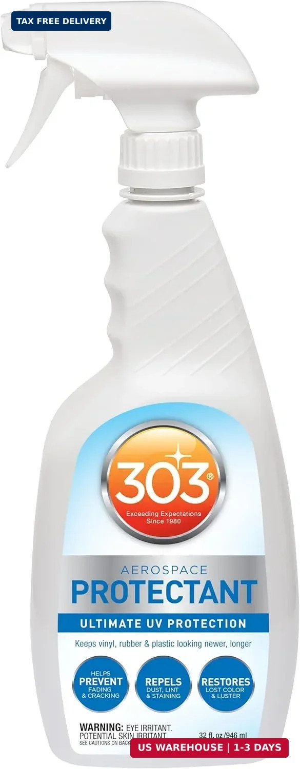 303 Aerospace Protectant for Vinyl, Plastic & Rubber, 32 oz | Provides UV protec