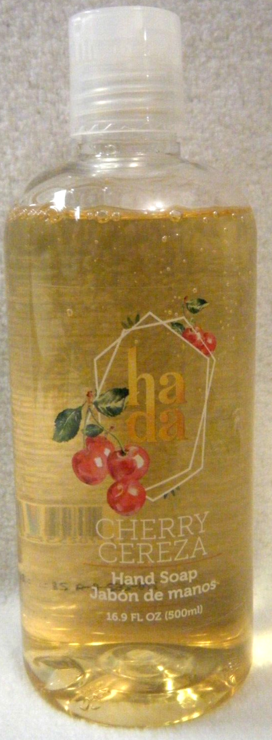 New 16.9 FL oz Hada CHERRY CEREZA Hand Soap ***SHIPS FAST***