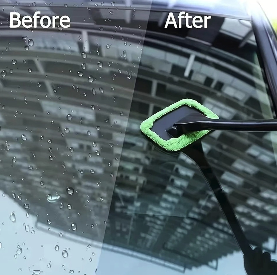 1pc Car Window Cleaner Brush Windshield Interior Cleaning Tool – NEW
