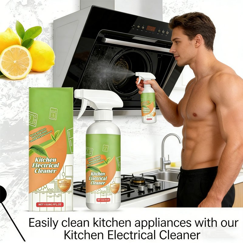 120ML Electrolyzed Ion Kitchen Cleaner Spray, Cleanse Kitchen Appliance Cleaner