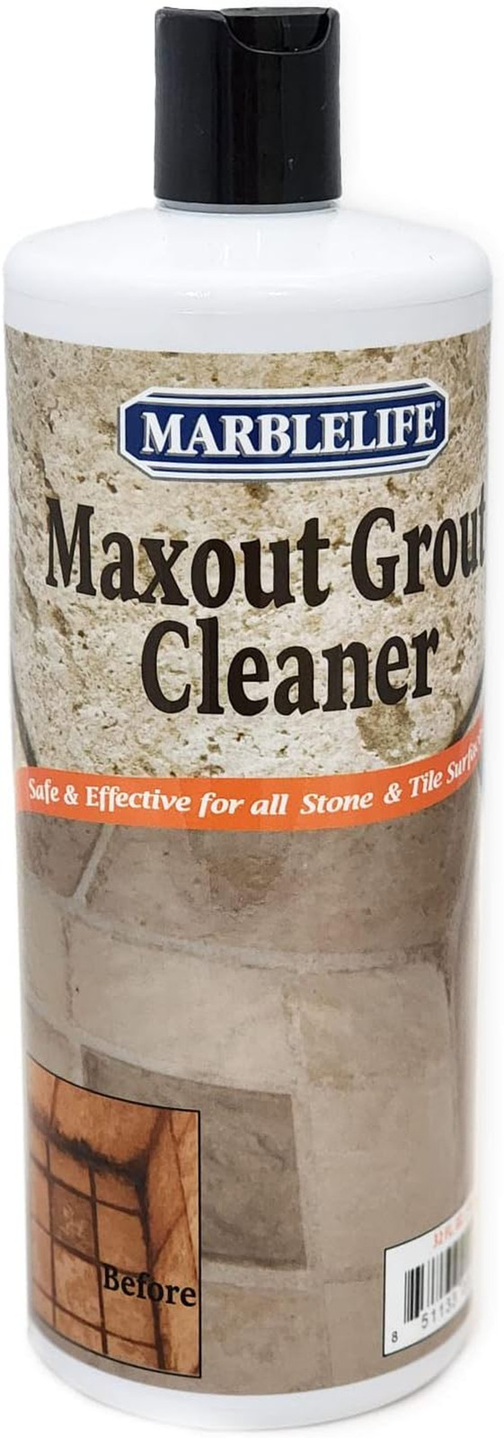 Maxout Deep Grout Cleaner, Powerful Tile and Floor Cleaning Liquid, Ready to Use