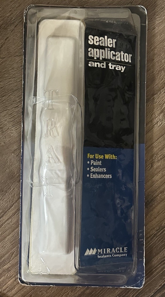 Miracle Sealants- Sealer Applicator And Tray Set New In Package Sealed