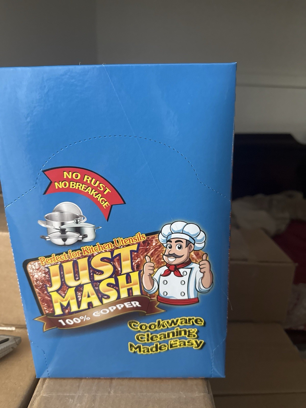 Just mash Copper Srcubber 36 Count Pan and Dish Cleaner