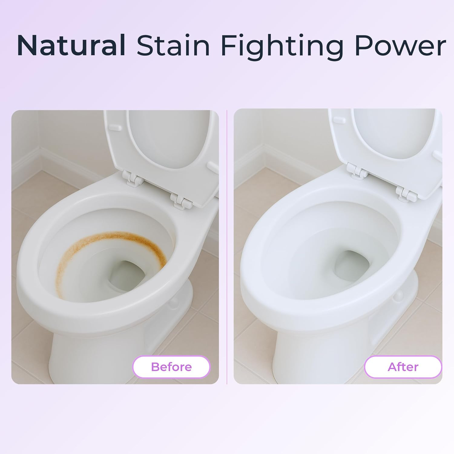 Splashh 5 in 1 Foaming Toilet Bowl Cleaner, 30 Powder Packets, Fresh Citrus Scen