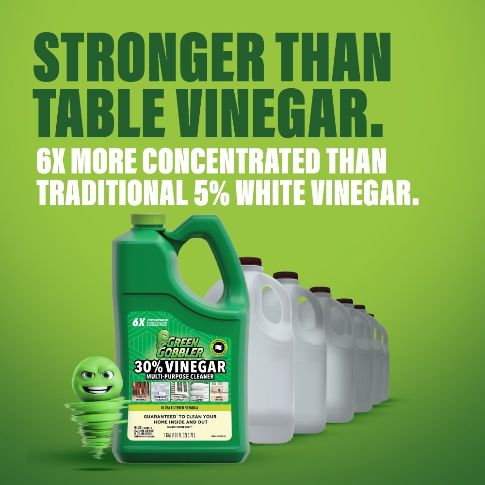 30%Concentrated Vinegar Multi Purpose Cleaner for Home and Outdoor Use, 1 Gallon