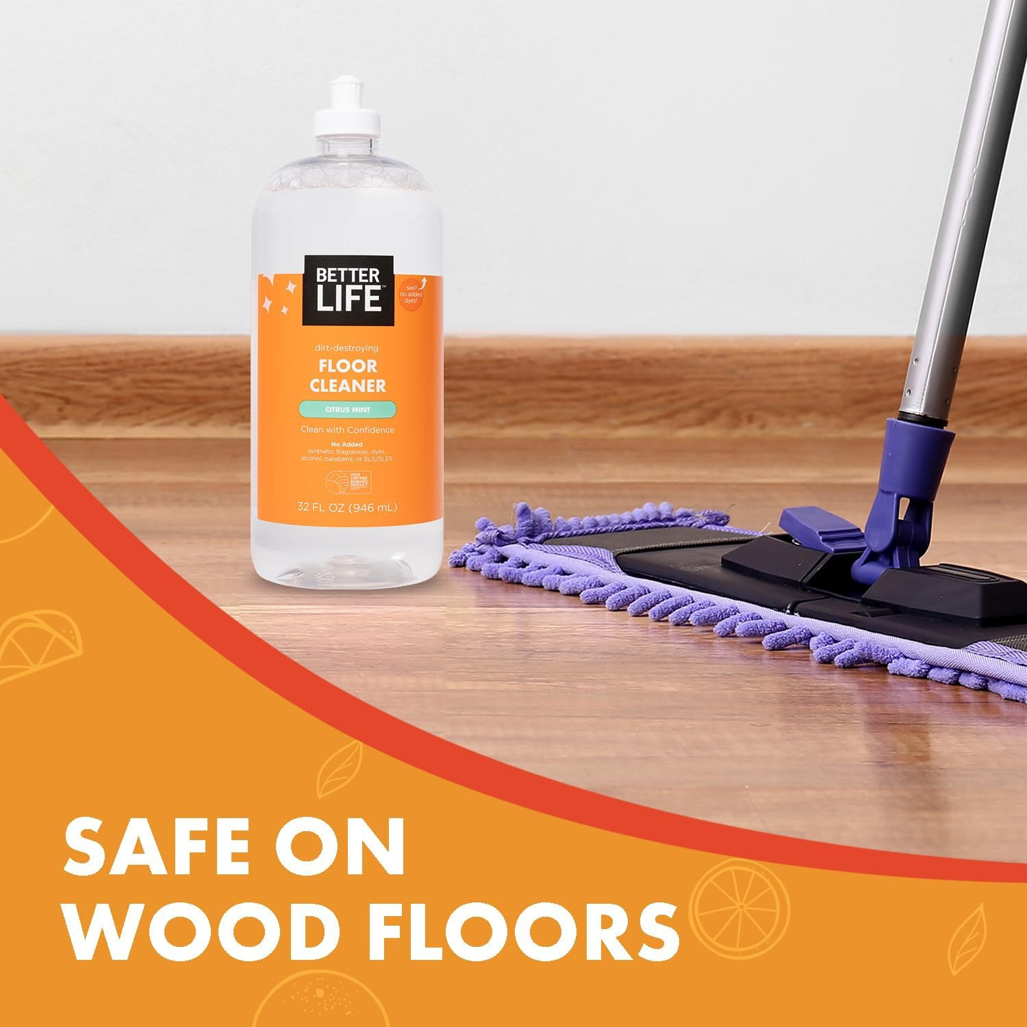 Floor Cleaner – Liquid Multipurpose Cleaner for Wood, Tile, Laminate, Vinyl, Bam