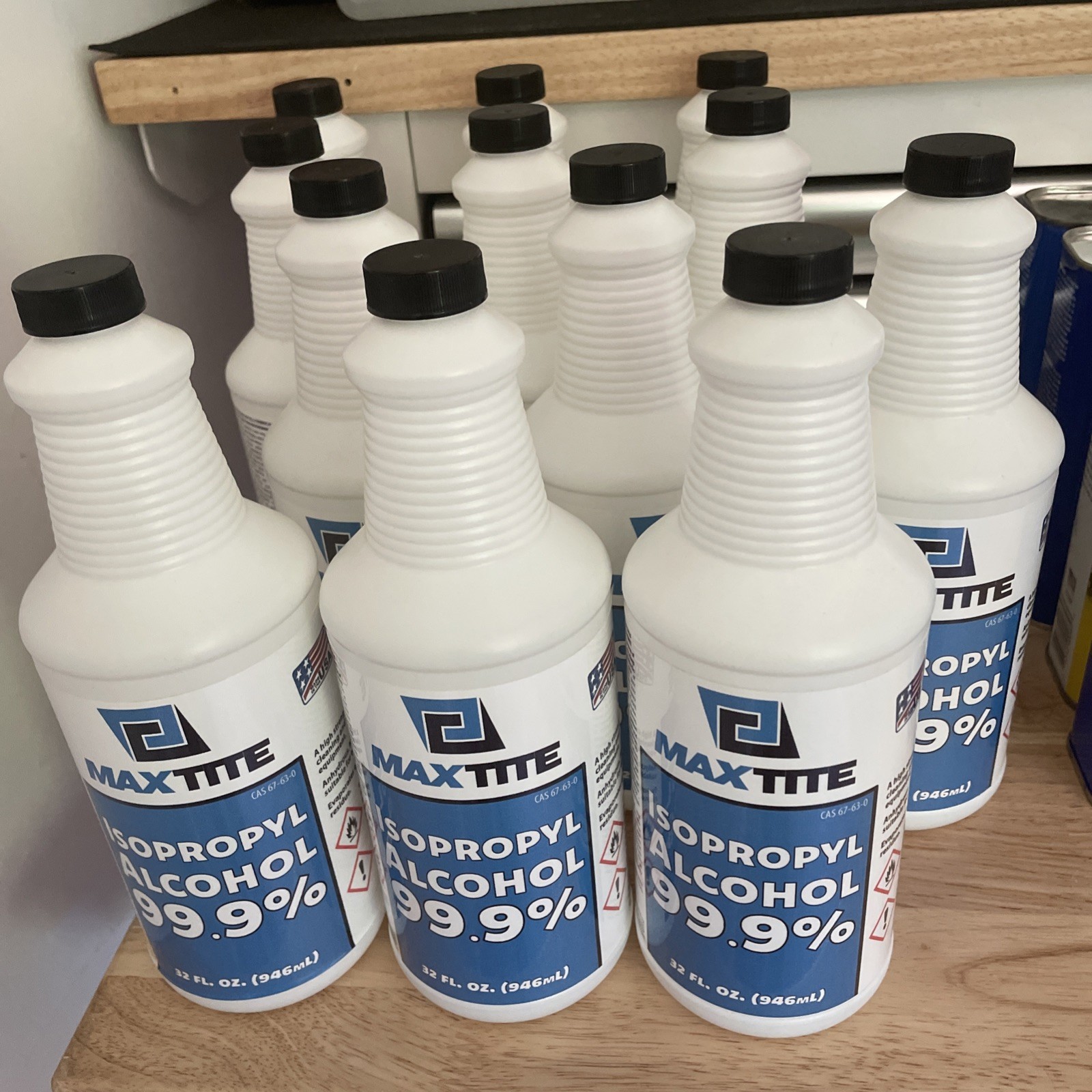 MaxTite Isopropyl Alcohol (99.9%) 32 oz/946 ml Made in the USA