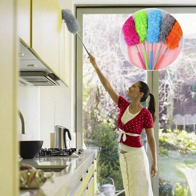 1pc Extendable Electrostatic Dust Removal Brush – Flexible Household Duster