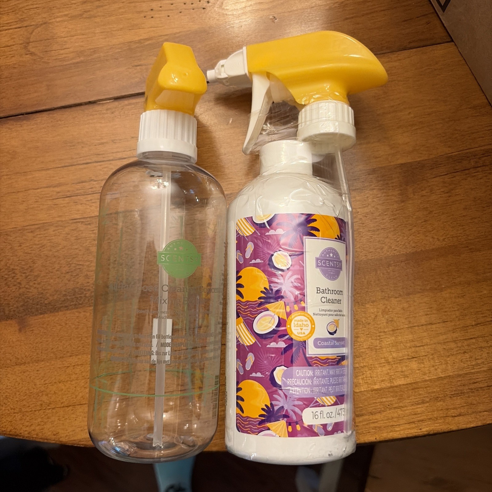 Scentsy Bathroom Cleaner Coastal Sunset 16 fl oz New Sealed Spray Bottle