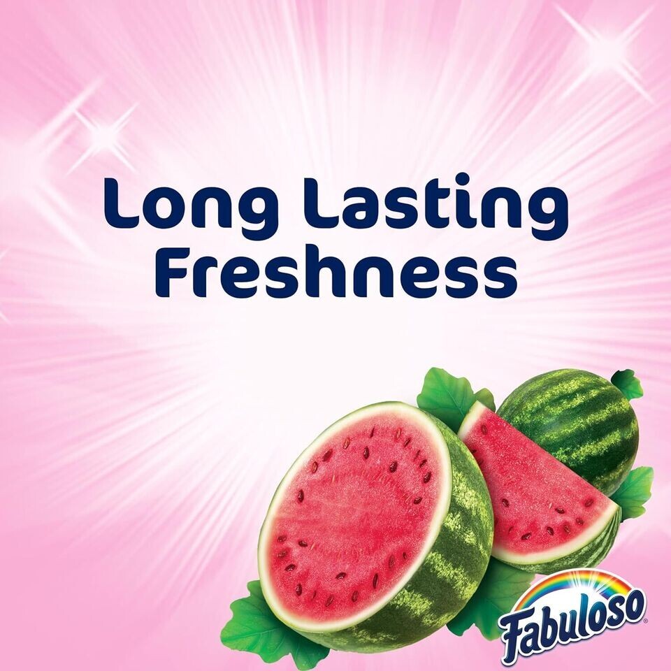 Fabuloso Multi-Purpose Cleaner, 2X Concentrated Formula, Watermelon Scent, 56 Oz