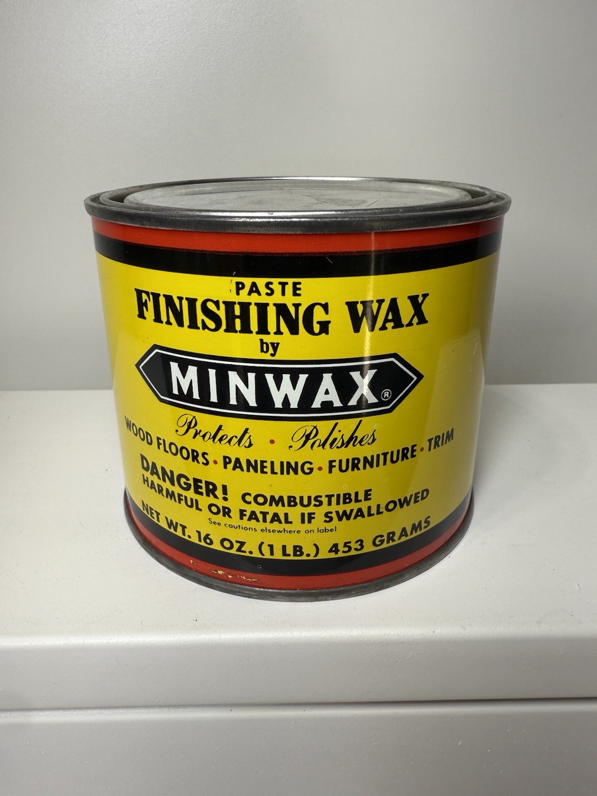 1 lb Minwax Natural Paste Finishing Wood Wax Protective Finish *NEW