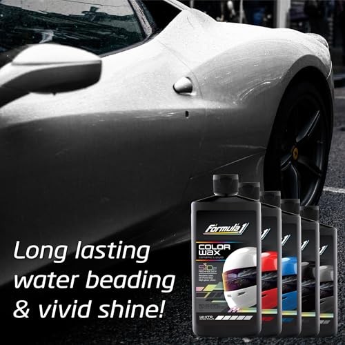 Color Wax Liquid for Cars, Gives Ceramic Water 16 Fl Oz (Pack of 1) White