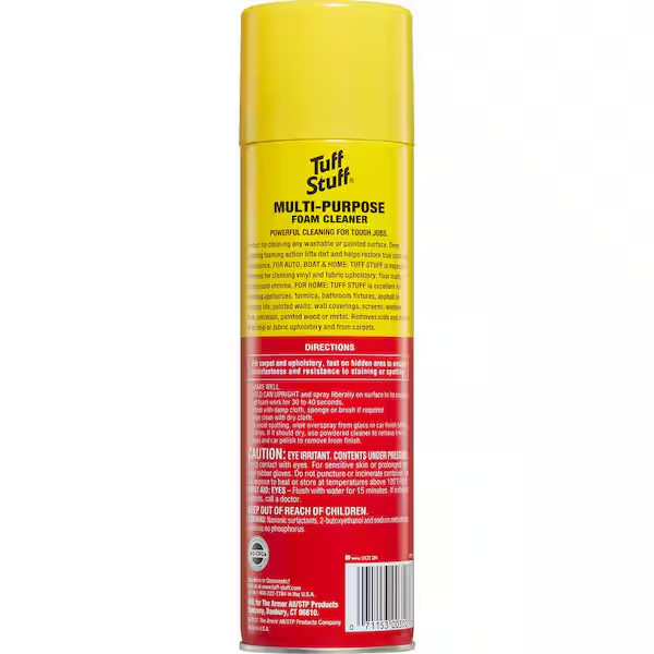 (2 PACK )Tuff Stuff Multi Purpose Foam Cleaner for Deep Cleaning of Car Interior