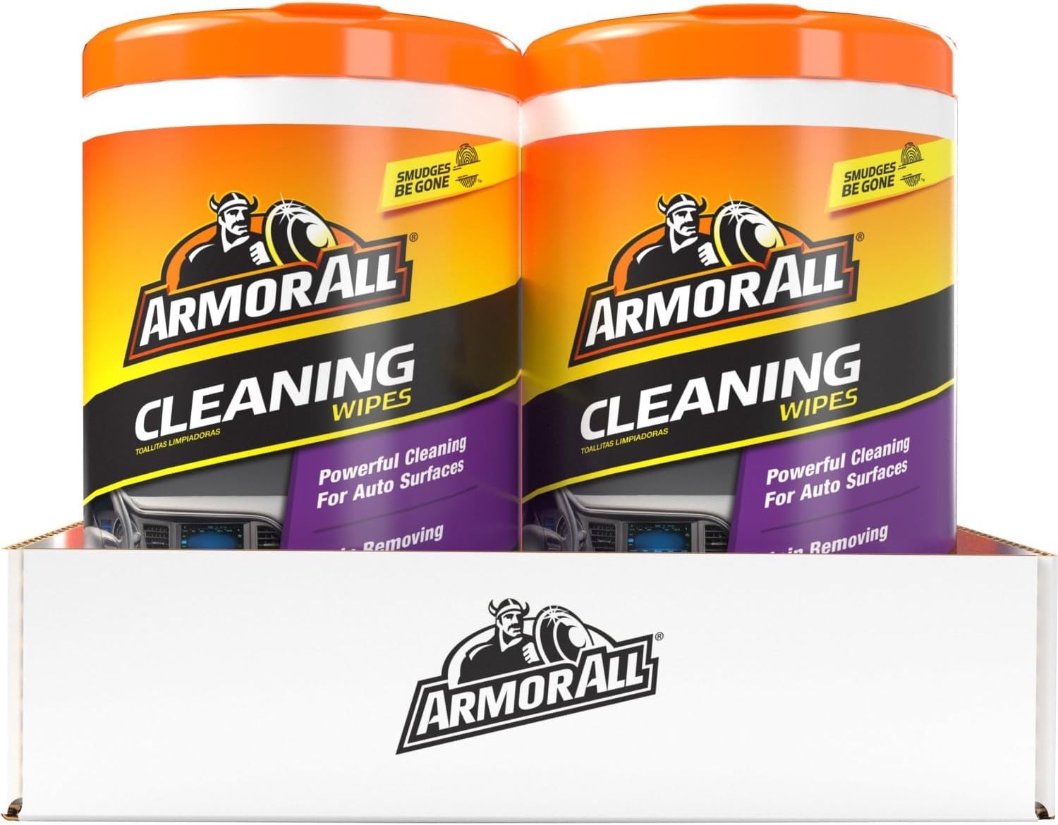 Armor All Car Cleaning Wipes 90 Count Interior Dashboard Leather Fabric Vinyl