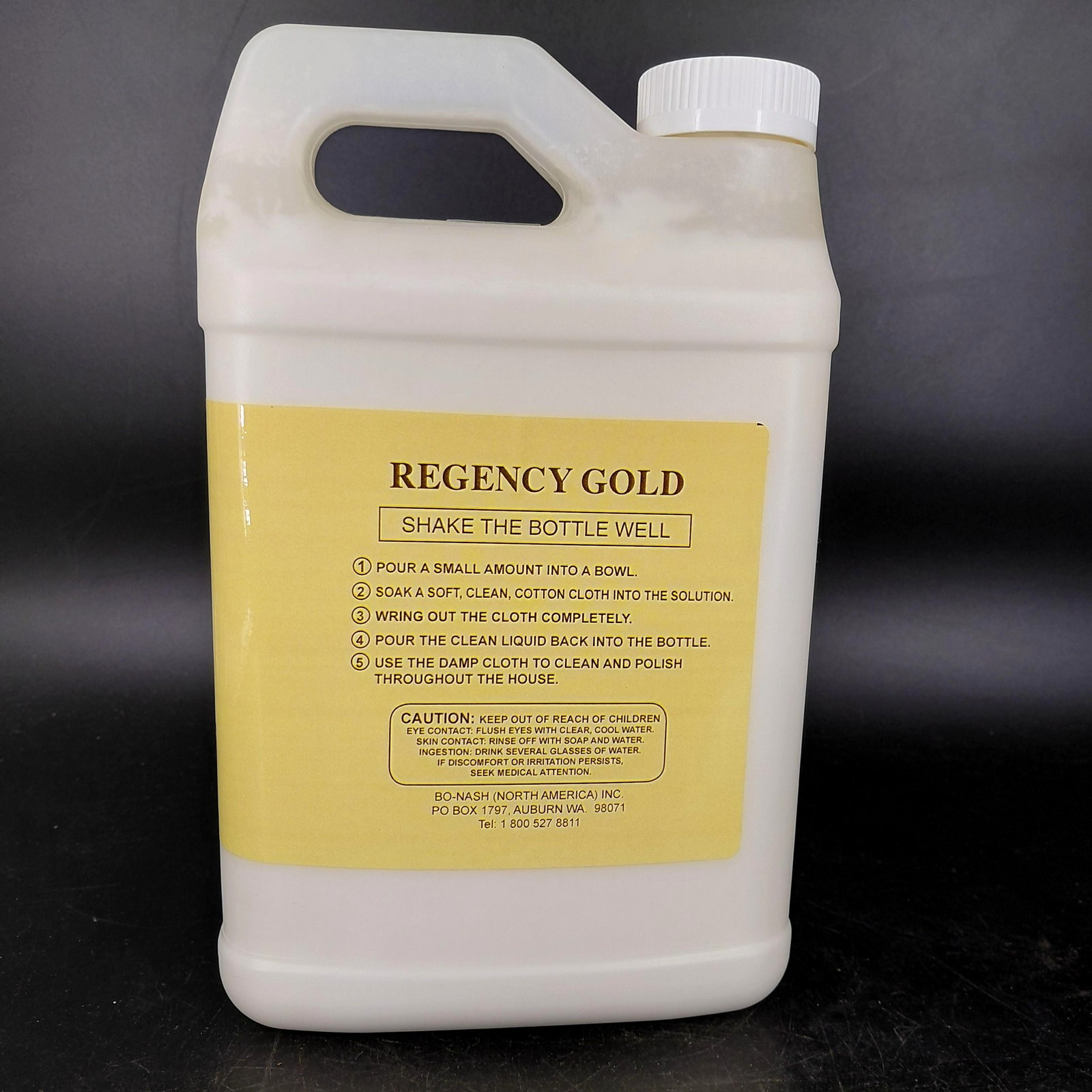 Regency Gold Furniture Polish 64 Fl Oz Liquid Restorative Wood Cleaner USA