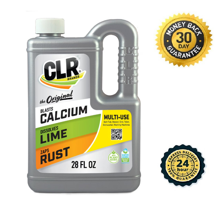 CLR Calcium Lime & Rust Remover Multi-Use Household Cleaner 28 fl oz