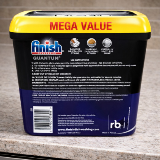 Dishwasher Pods, No Pre-Rinse Detergent, Tough on 24hr Dried Stains & Grease, 84
