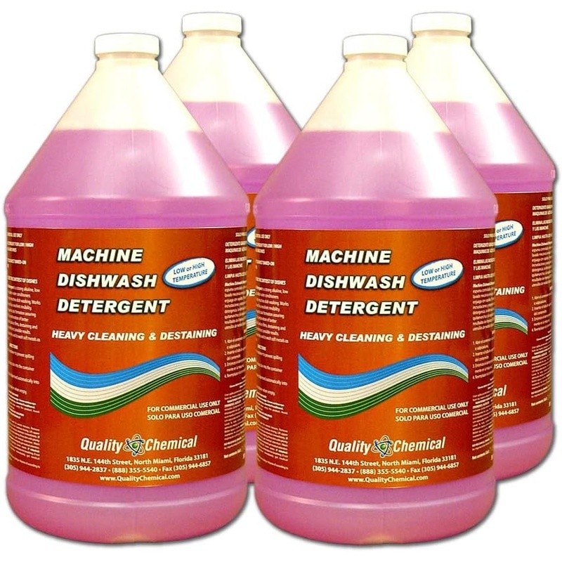Heavy Duty Alkaline Dishwasher Detergent Commercial Use No Pre-Rinse Formula