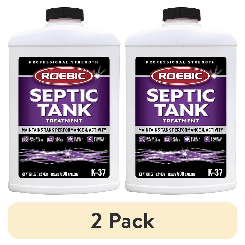 Liquid Septic Tank Treatment Drain Clog Remover with Enzymes Safe for