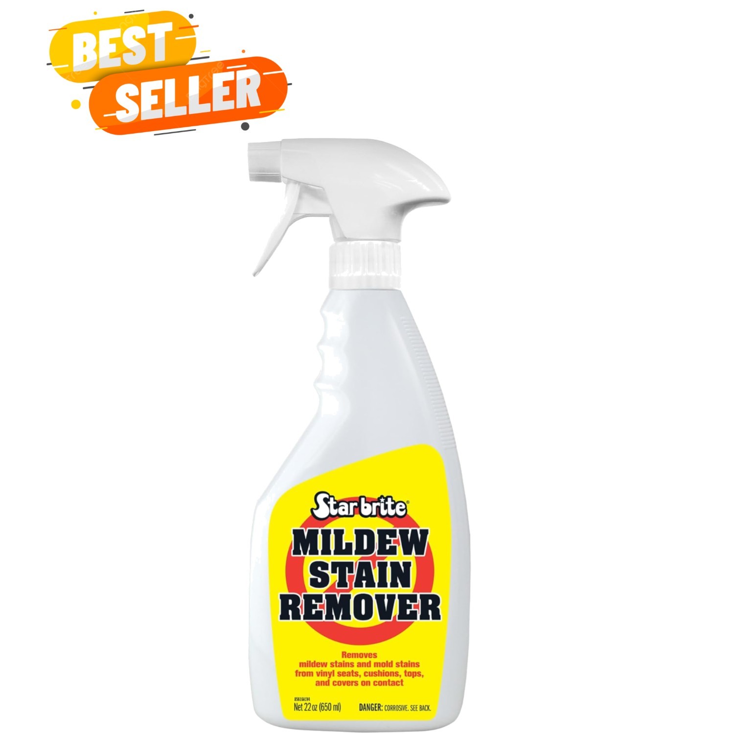 Professional-Grade Mildew & Mold Stain Remover + Cleaner – Instant Contact St…