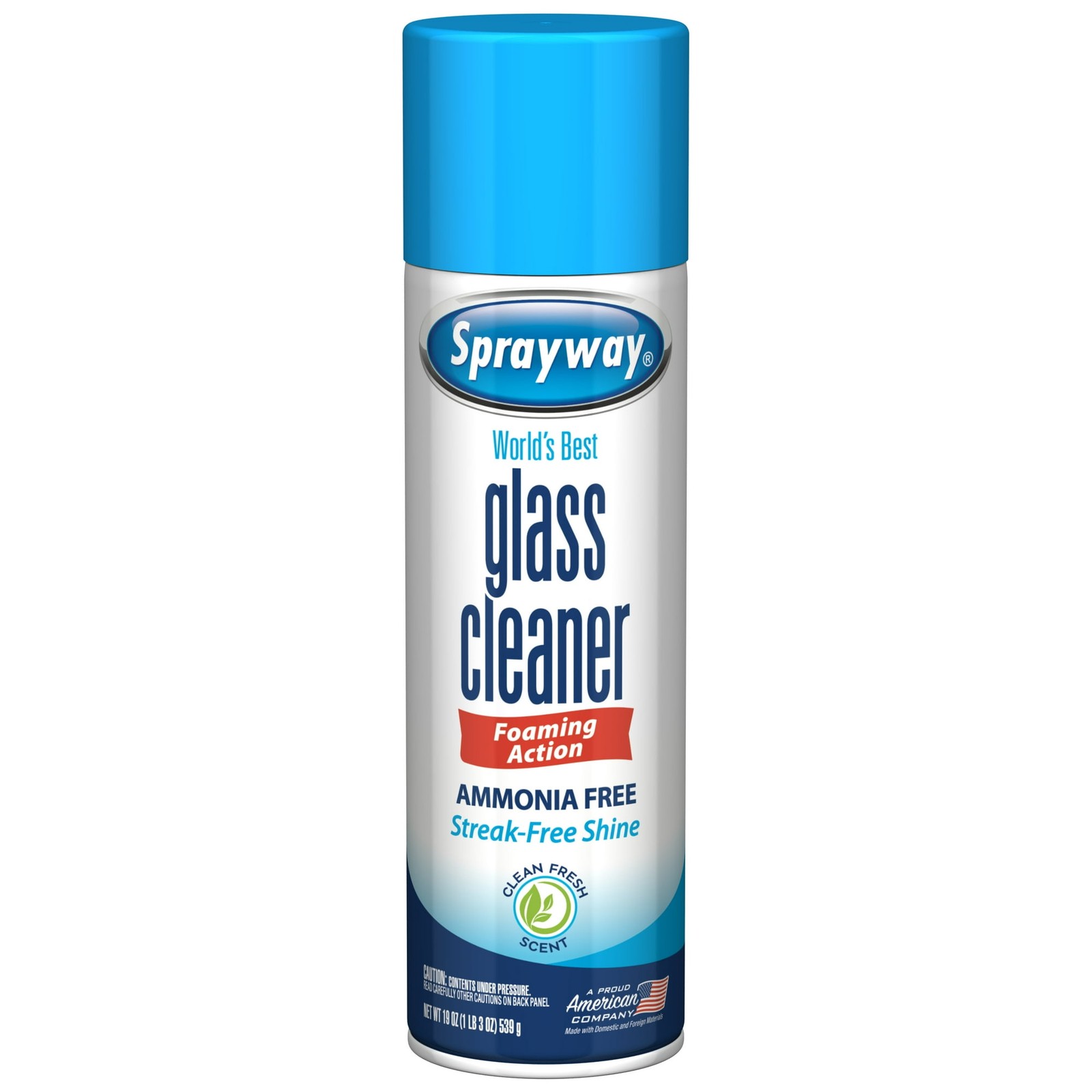 Sprayway Glass Cleaner Aerosol, 19 Oz.12pk FREE SHIPPING