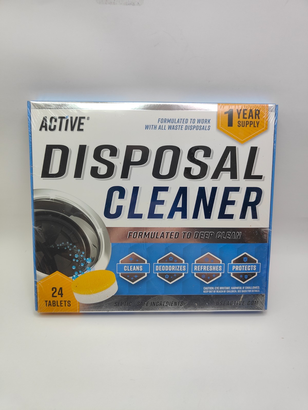 ACTIVE Disposal Cleaner Tablets, 24 Count (Citrus Scent)
