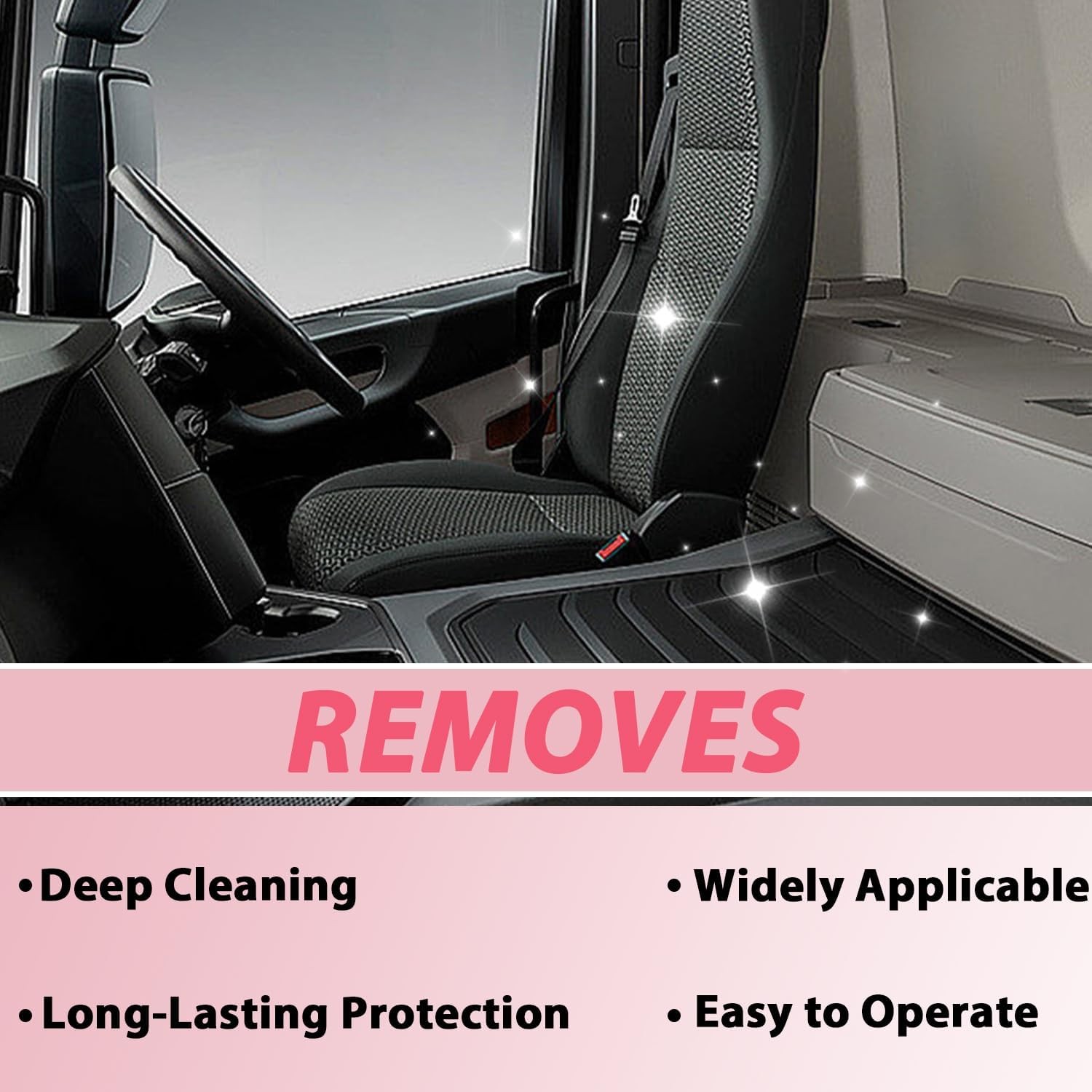 2PCS Polishing Cleaner Car Interior, 2026 Upgrade Car Interior Cleaner Spray, Al