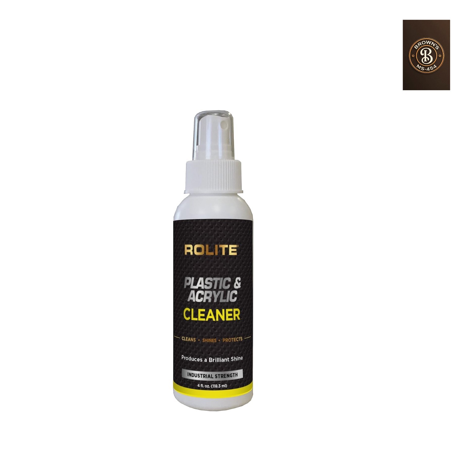Plastic & Acrylic Cleaner, 4 fl. oz., High Shine Protectant & Polish for Nonp…
