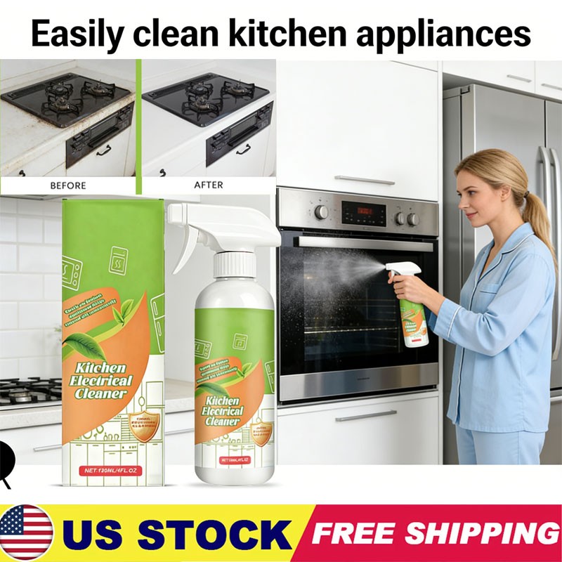 3PCS Electrolyzed Ion Kitchen Cleaner Spray, Cleanse Kitchen Appliance Cleaner