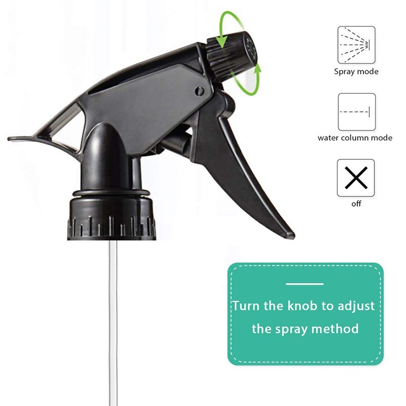 Bulk Plastic Trigger Spray Bottle 16 oz Heavy Duty Chemical Resistant Sprayer