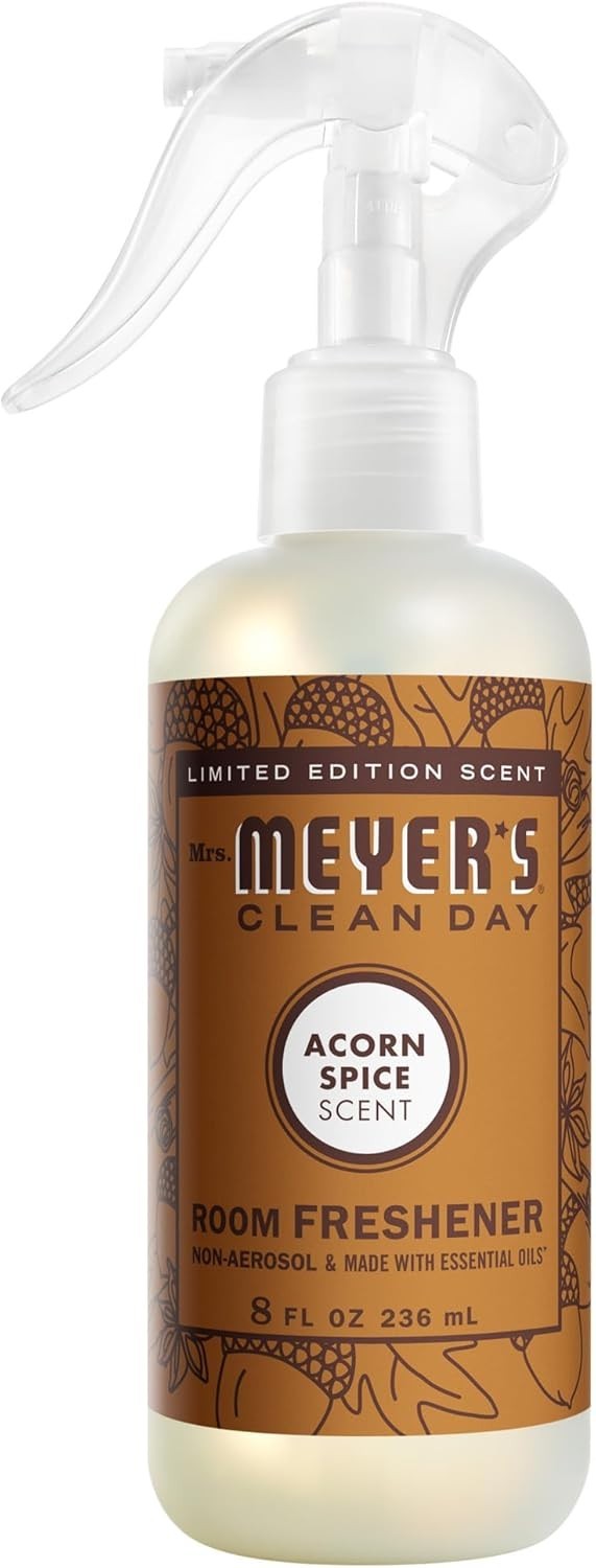 MRS. MEYER’S CLEAN DAY Room Spray, Acorn Spice Scent, 8 Fl Oz Bottle