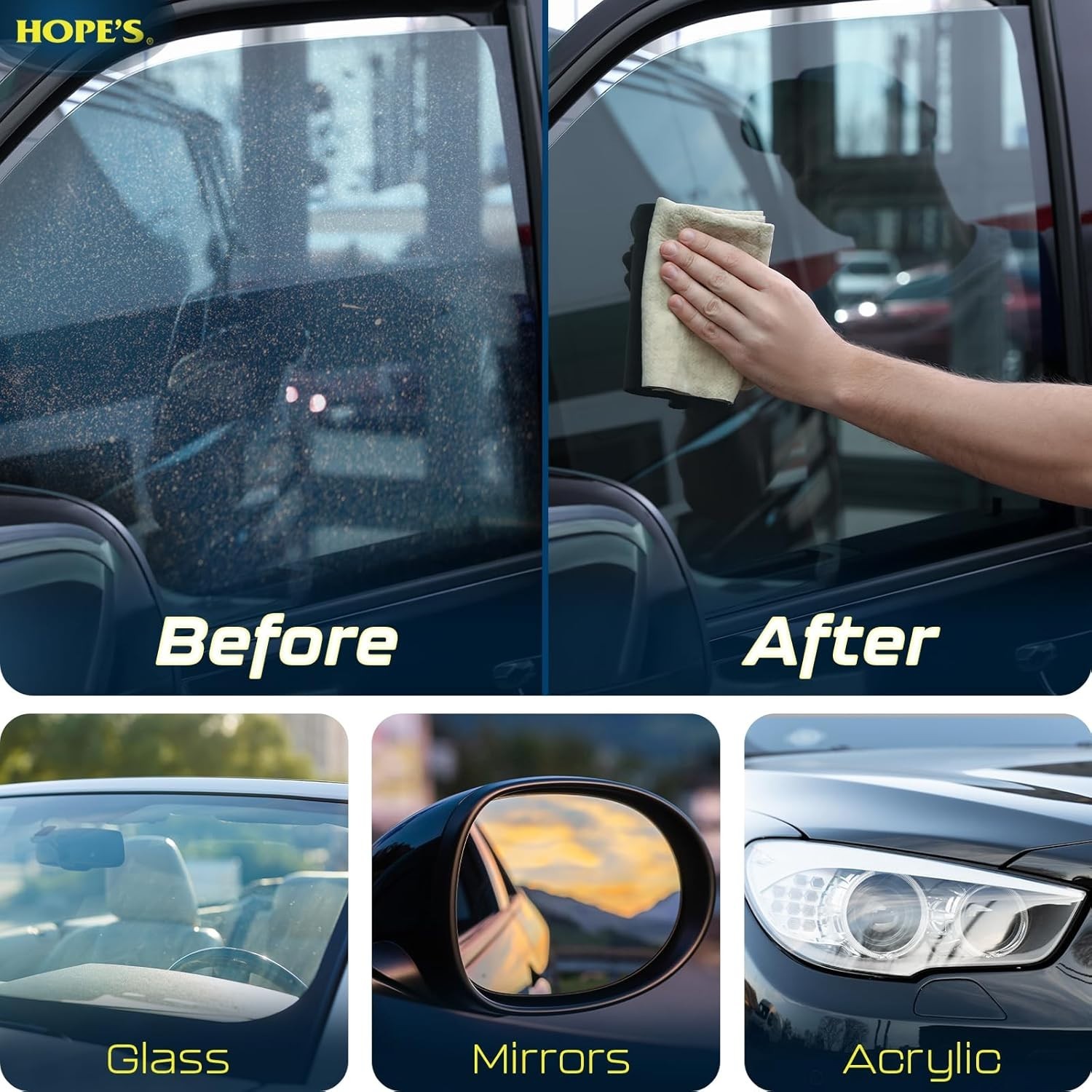 Perfect Glass Automotive Cleaner – Streak-Free, Ammonia-Free, 23 Fl Oz Spray