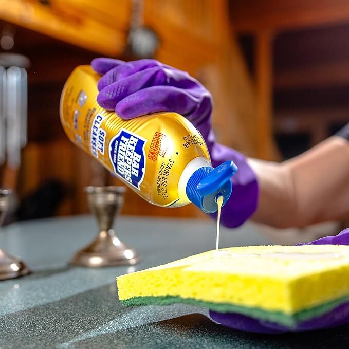 BAR KEEPERS FRIEND Soft Cleanser Liquid All-Purpose Cleaner – 26 oz