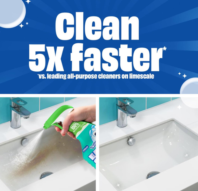 Scrubbing Bubbles Easy Clean Foaming Bleach-Free Bathroom All Purpose Cleaner, F